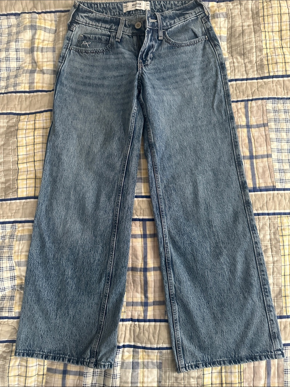 Hollister Light Blue Women's Straight Jeans